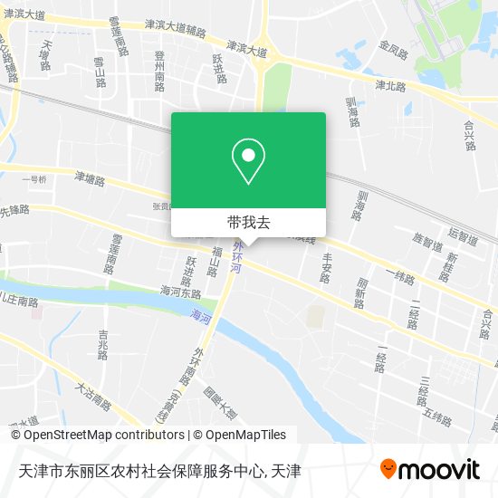 天津市东丽区农村社会保障服务中心地图