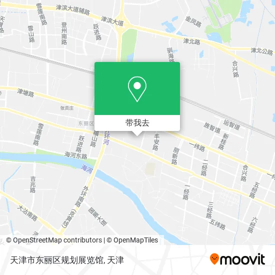 天津市东丽区规划展览馆地图