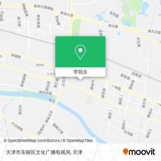 天津市东丽区文化广播电视局地图