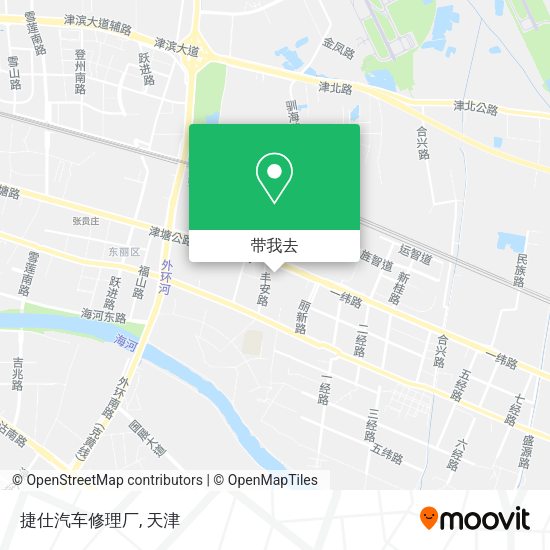 捷仕汽车修理厂地图