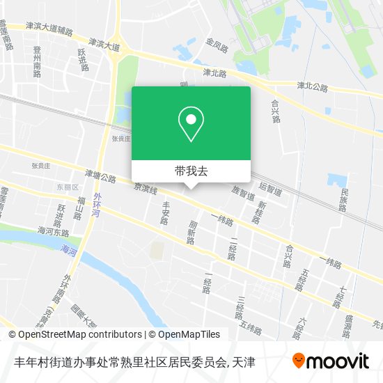 丰年村街道办事处常熟里社区居民委员会地图