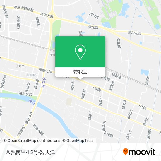 常熟南里-15号楼地图