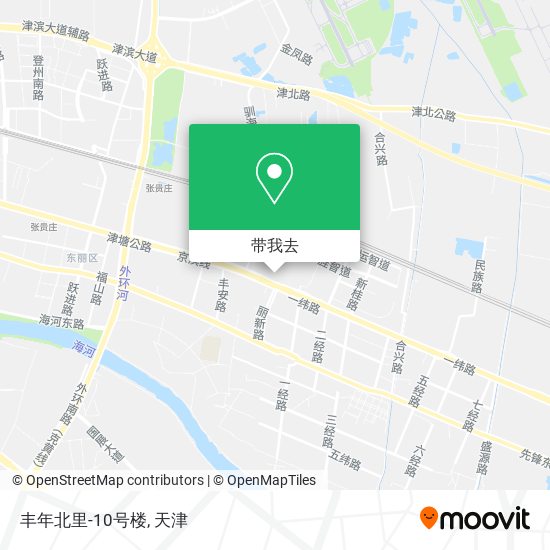 丰年北里-10号楼地图