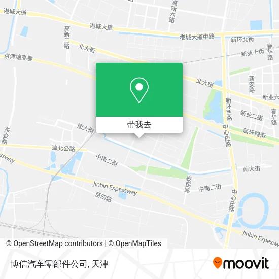 博信汽车零部件公司地图
