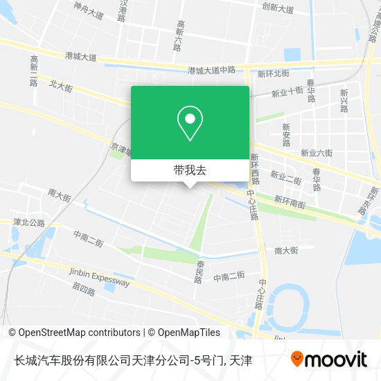 长城汽车股份有限公司天津分公司-5号门地图