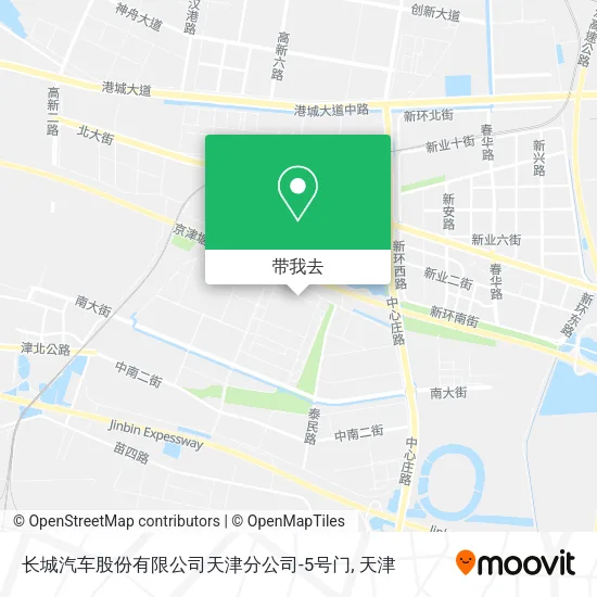 长城汽车股份有限公司天津分公司-5号门地图