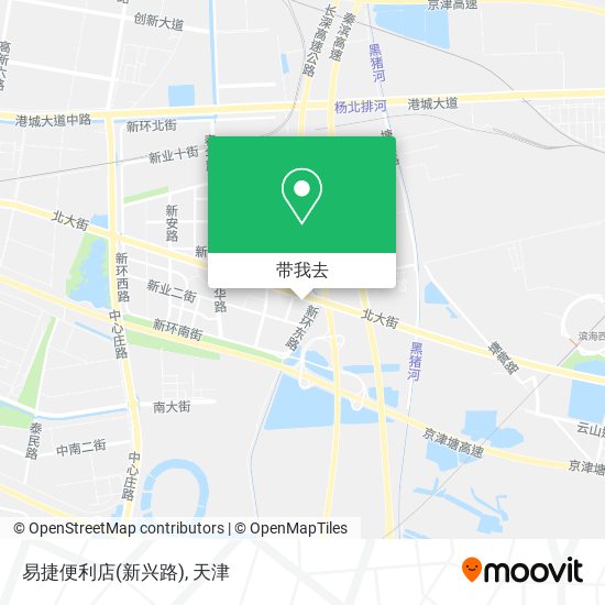 易捷便利店(新兴路)地图