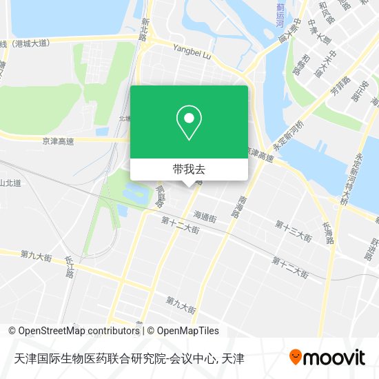 天津国际生物医药联合研究院-会议中心地图