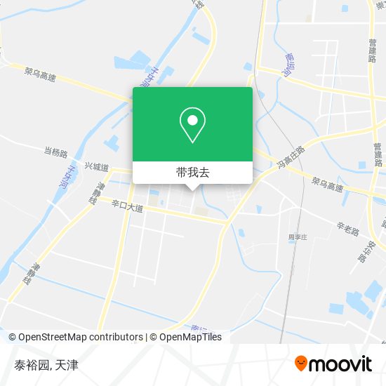 泰裕园地图