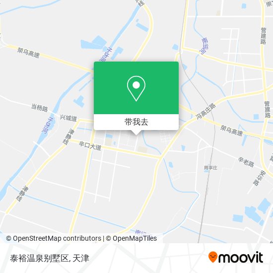 泰裕温泉别墅区地图