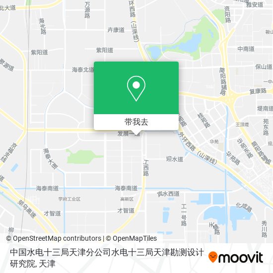中国水电十三局天津分公司水电十三局天津勘测设计研究院地图