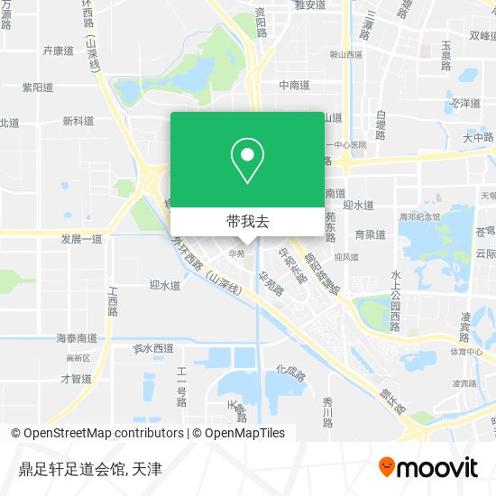 鼎足轩足道会馆地图