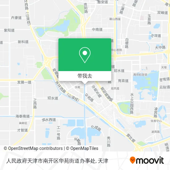 人民政府天津市南开区华苑街道办事处地图