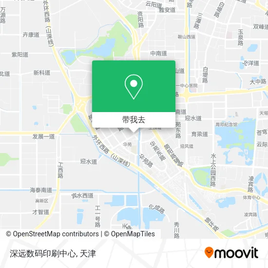 深远数码印刷中心地图