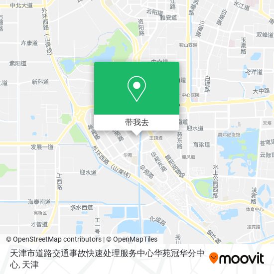 天津市道路交通事故快速处理服务中心华苑冠华分中心地图