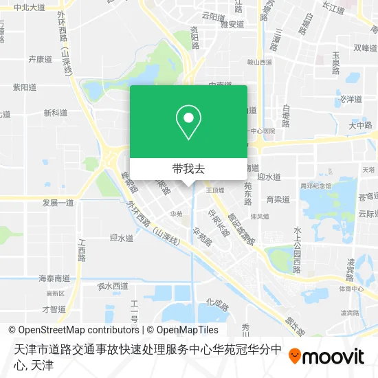 天津市道路交通事故快速处理服务中心华苑冠华分中心地图