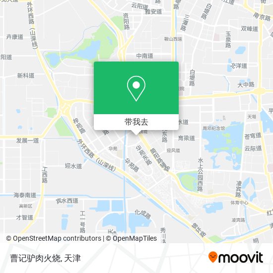 曹记驴肉火烧地图