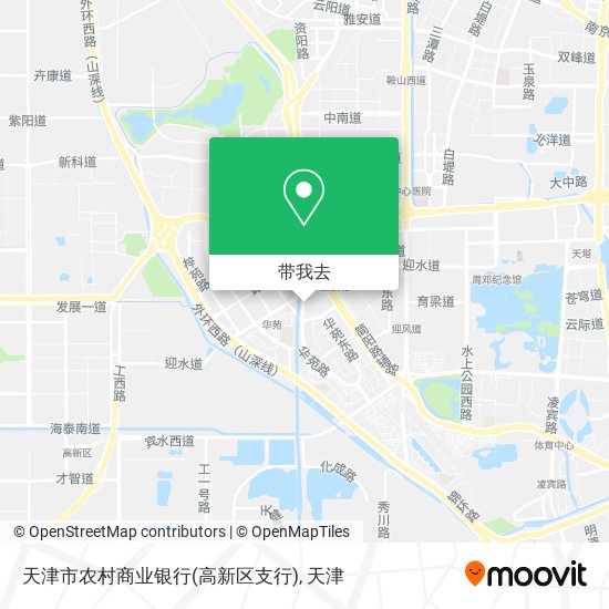 天津市农村商业银行(高新区支行)地图