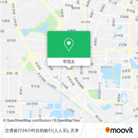 交通银行24小时自助银行(人人乐)地图