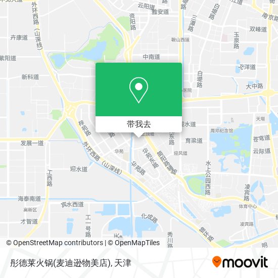 彤德莱火锅(麦迪逊物美店)地图