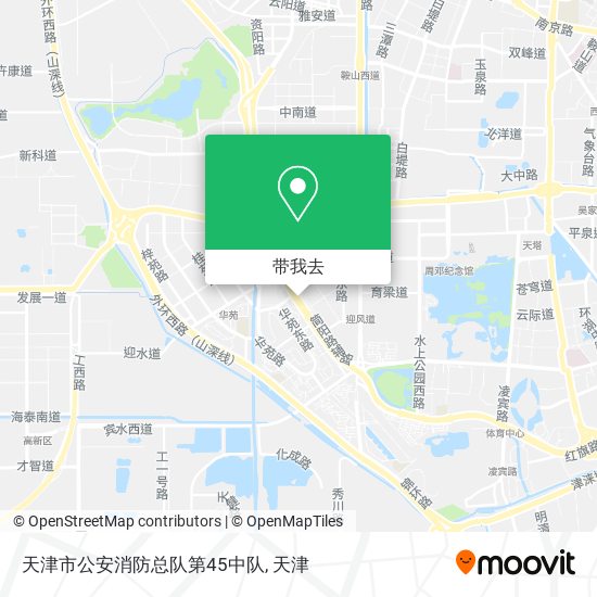 天津市公安消防总队第45中队地图