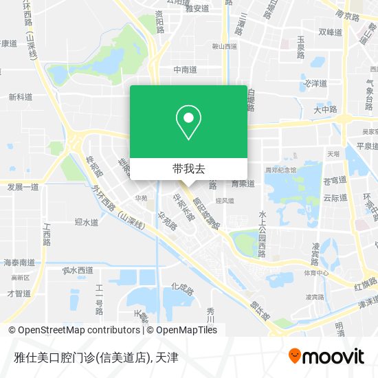 雅仕美口腔门诊(信美道店)地图