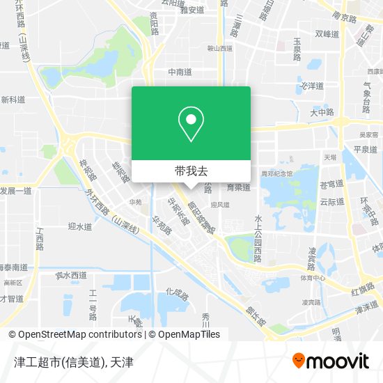津工超市(信美道)地图
