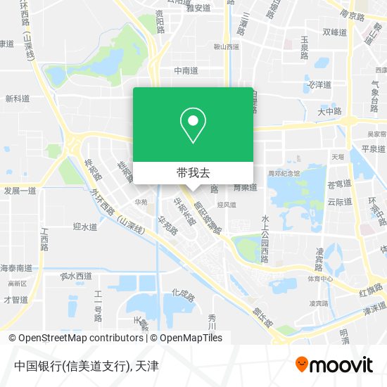 中国银行(信美道支行)地图