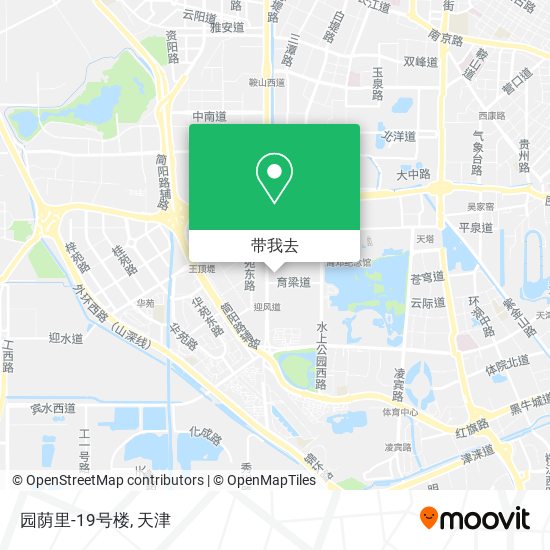 园荫里-19号楼地图