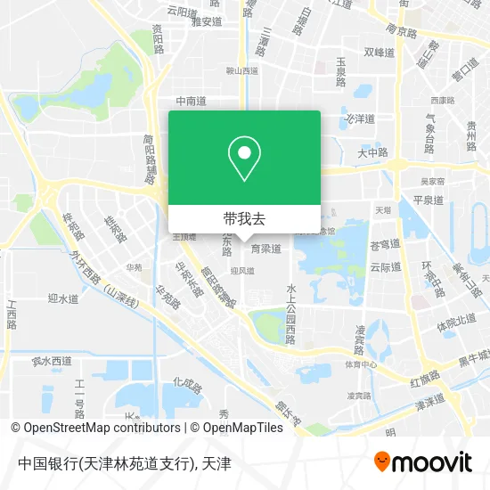 中国银行(天津林苑道支行)地图