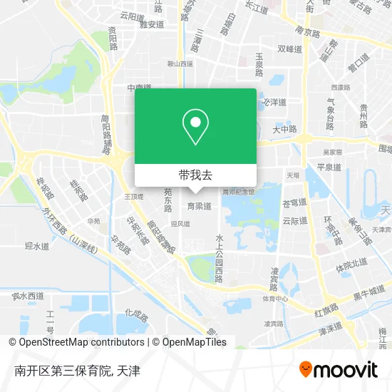 南开区第三保育院地图
