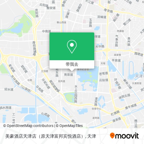 美豪酒店天津店（原天津富邦宾悦酒店）地图