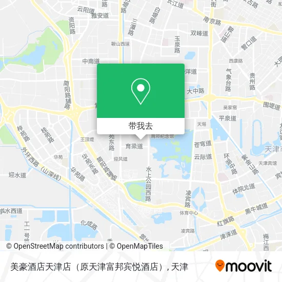 美豪酒店天津店（原天津富邦宾悦酒店）地图