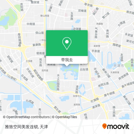 雅致空间美发连锁地图