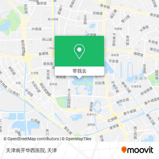 天津南开华西医院地图