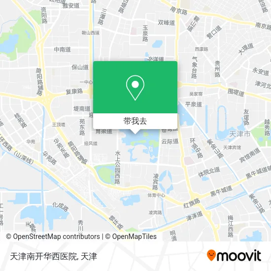 天津南开华西医院地图