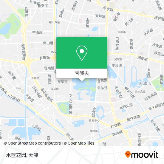 水蓝花园地图