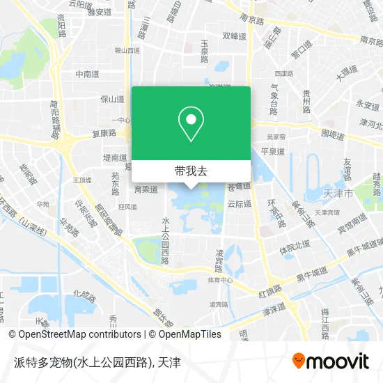 派特多宠物(水上公园西路)地图