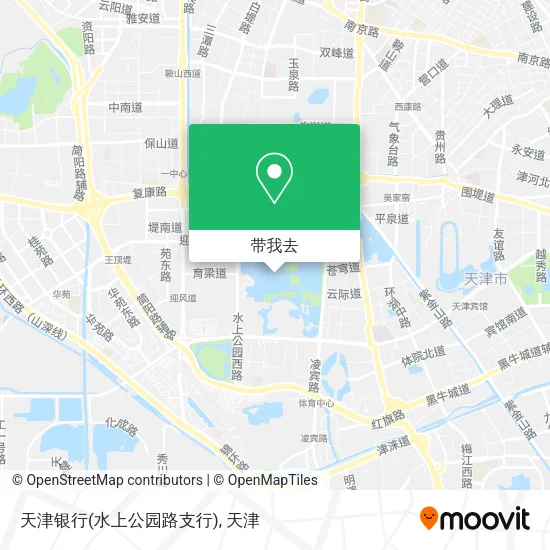天津银行(水上公园路支行)地图