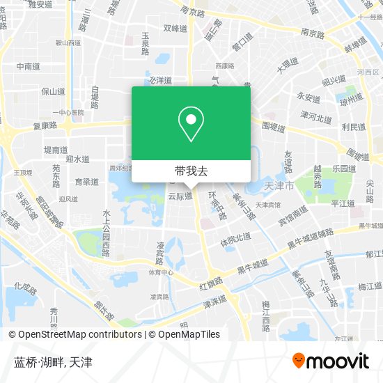 蓝桥·湖畔地图