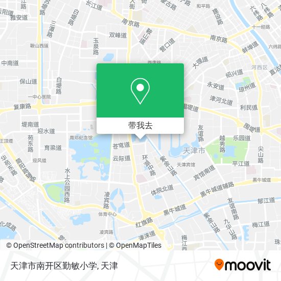 天津市南开区勤敏小学地图