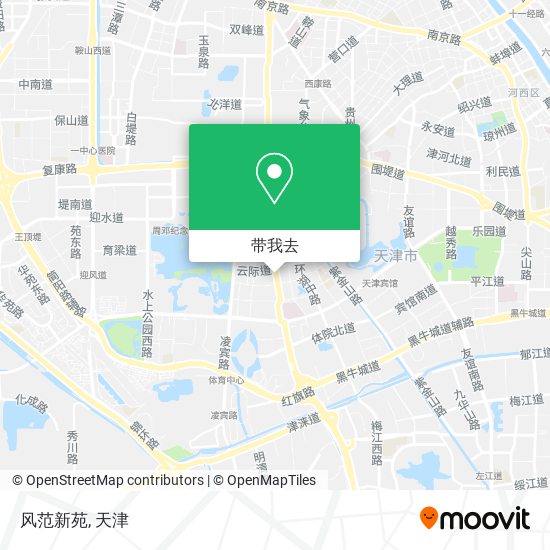 风范新苑地图