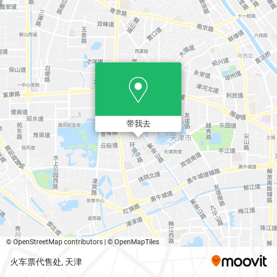 火车票代售处地图