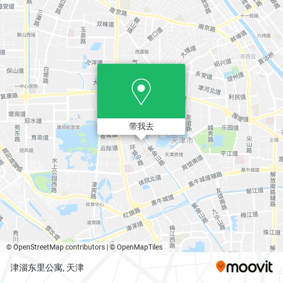 津淄东里公寓地图