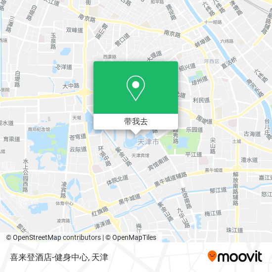 喜来登酒店-健身中心地图