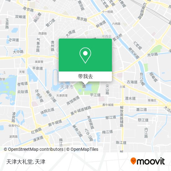 天津大礼堂地图