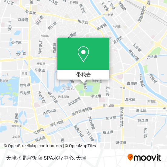 天津水晶宫饭店-SPA水疗中心地图