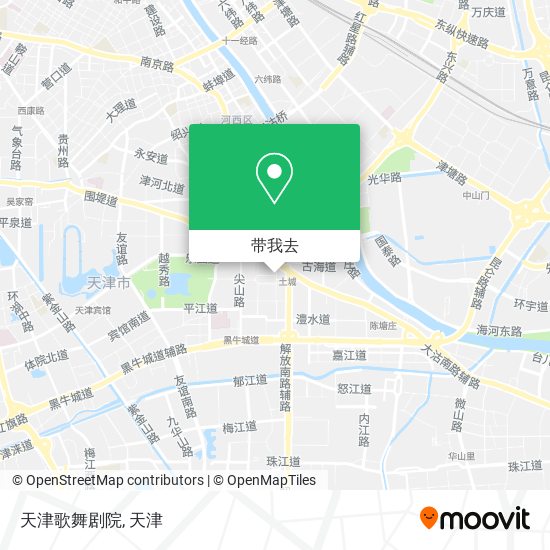 天津歌舞剧院地图