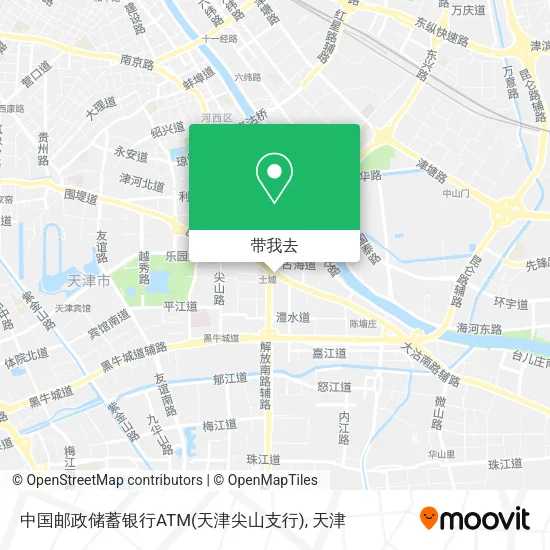 中国邮政储蓄银行ATM(天津尖山支行)地图