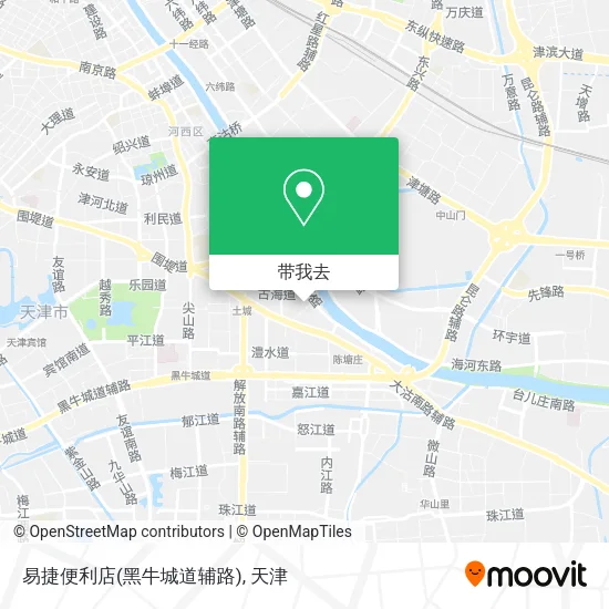 易捷便利店(黑牛城道辅路)地图